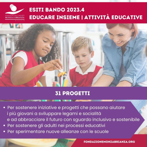 BANDO 2023.4 | EDUCARE INSIEME